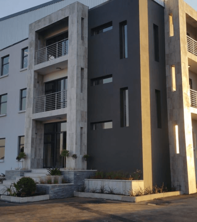 Electron Warehouse and office development